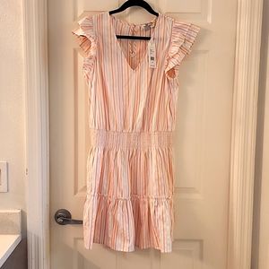 NWT Vineyard Vines Harbor Smocked Dress in Neon Rosa Size Medium